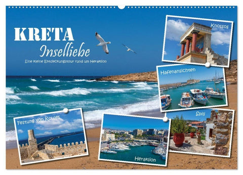 Kreta - Inselliebe (Wandkalender 2027 DIN A2 quer), CALVENDO Monatskalender