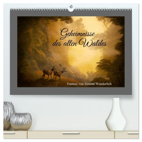 Geheimnisse des alten Waldes (hochwertiger Premium Wandkalender 2027 DIN A2 quer), Kunstdruck in Hochglanz