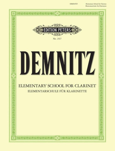 Elementarschule für Klarinette