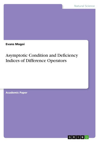 Asymptotic Condition and Deficiency Indices of Difference Operators