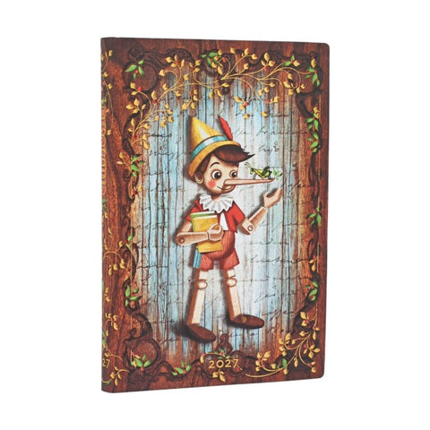 12-Monatskalender 2027 Carlo Collodi, Pinocchio Mini Horizontal