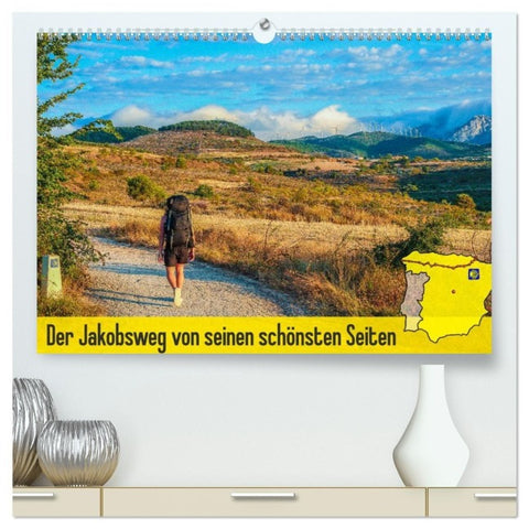 Der Jakobsweg von seinen schönsten Seiten! (hochwertiger Premium Wandkalender 2027 DIN A2 quer), Kunstdruck in Hochglanz