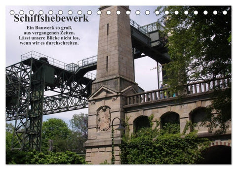 Schiffshebewerk (Tischkalender 2027 DIN A5 quer), CALVENDO Monatskalender