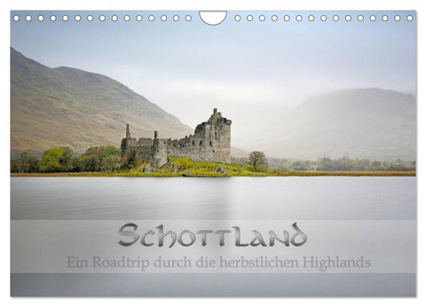 Schottland - Ein Roadtrip durch die herbstlichen Highlands (Wandkalender 2026 DIN A4 quer), CALVENDO Monatskalender