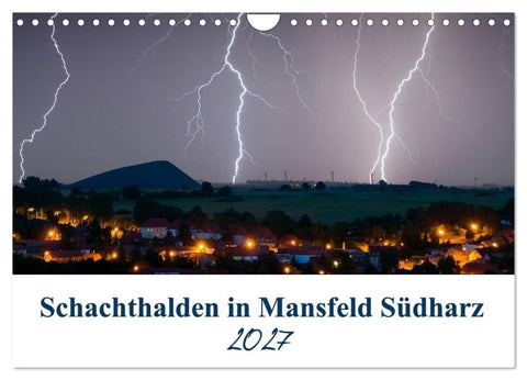 Schachtanlagen in Mansfeld Südharz (Wandkalender 2027 DIN A4 quer), CALVENDO Monatskalender