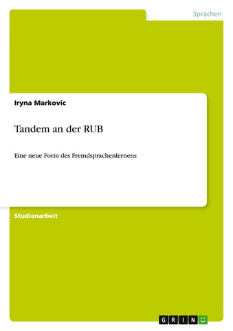 Tandem an der RUB