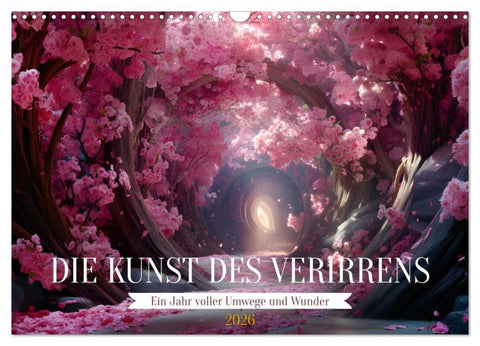 Die Kunst des Verirrens (Wandkalender 2026 DIN A3 quer), CALVENDO Monatskalender
