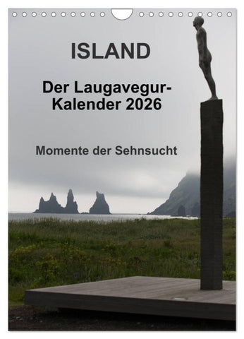 Island - Der Laugavegur-Kalender 2026 (Wandkalender 2026 DIN A4 hoch), CALVENDO Monatskalender