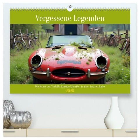 Vergessene Legenden (hochwertiger Premium Wandkalender 2026 DIN A2 quer), Kunstdruck in Hochglanz