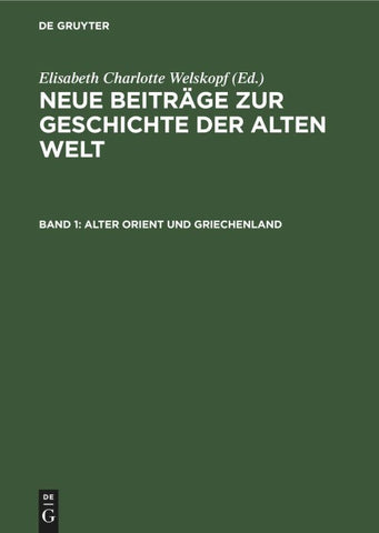 Alter Orient und Griechenland