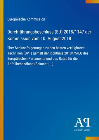 Durchführungsbeschluss (EU) 2018/1147 der Kommission vom 10. August 2018