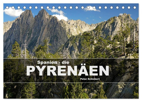 Spanien - die Pyrenäen (Tischkalender 2027 DIN A5 quer), CALVENDO Monatskalender