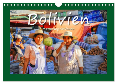 Bolivien - Marktimpressionen (Wandkalender 2026 DIN A4 quer), CALVENDO Monatskalender