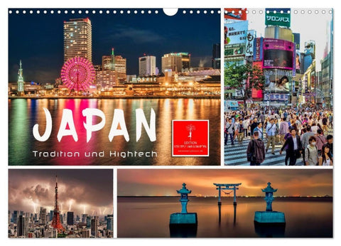 Japan - Tradition und Hightech (Wandkalender 2027 DIN A3 quer), CALVENDO Monatskalender