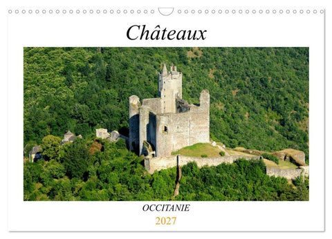 Châteaux OCCITANIE (Calendrier mural 2027 DIN A3 vertical), CALVENDO calendrier mensuel