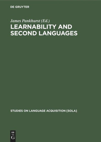 Learnability and second languages