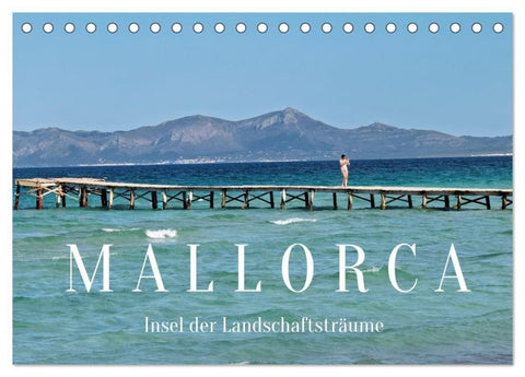 Mallorca - Insel der Landschaftsträume (Tischkalender 2027 DIN A5 quer), CALVENDO Monatskalender
