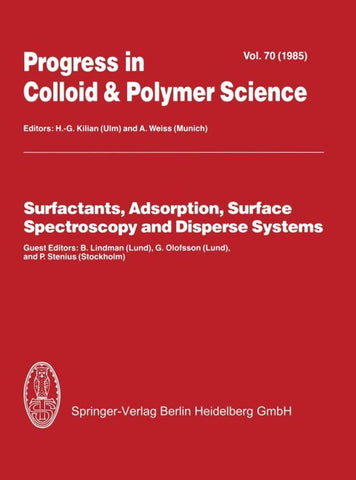 Surfactants, Adsorption, Surface Spectroscopy and Disperse Systems