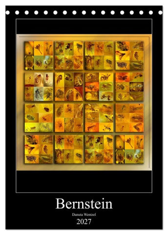 Bernstein (Tischkalender 2027 DIN A5 hoch), CALVENDO Monatskalender