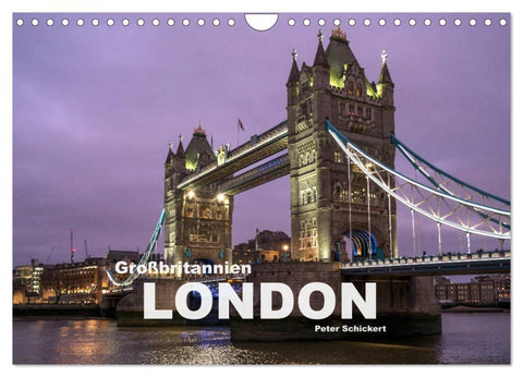 Großbritannien - London (Wandkalender 2027 DIN A4 quer), CALVENDO Monatskalender