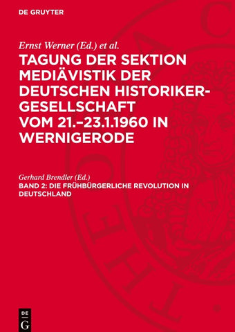 Die frühbürgerliche Revolution in Deutschland