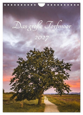 Das große Torfmoor (Wandkalender 2027 DIN A4 hoch), CALVENDO Monatskalender