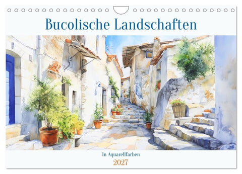 Bucolische Landschaften (Wandkalender 2027 DIN A4 quer), CALVENDO Monatskalender