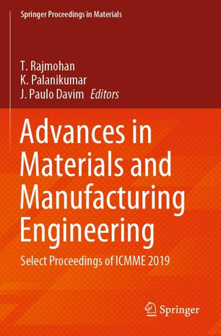 Advances in Materials and Manufacturing Engineering
