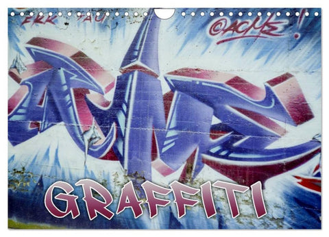 Graffiti - Kunst aus der Dose (Wandkalender 2026 DIN A4 quer), CALVENDO Monatskalender