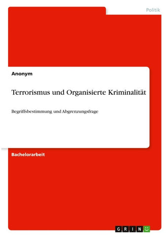 Terrorismus und Organisierte Kriminalität