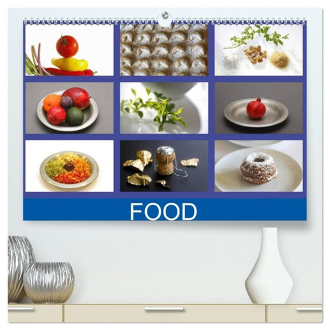 Food (hochwertiger Premium Wandkalender 2026 DIN A2 quer), Kunstdruck in Hochglanz