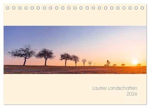 Lautrer Landschaften 2026 (Tischkalender 2026 DIN A5 quer), CALVENDO Monatskalender