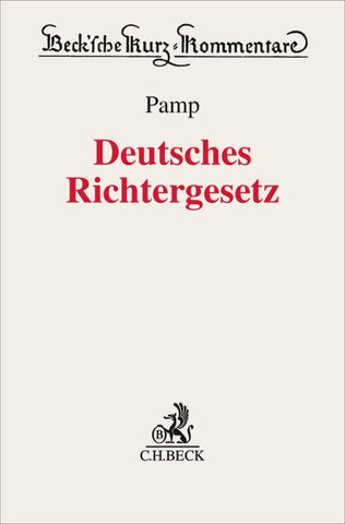 Deutsches Richtergesetz. DRiG