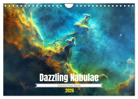 Dazzling Nebulae (Wall Calendar 2026 DIN A4 landscape), CALVENDO 12 Month Wall Calendar