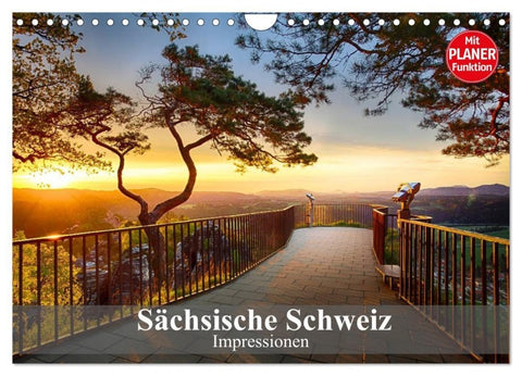 Sächsische Schweiz - Impressionen (Wandkalender 2027 DIN A4 quer), CALVENDO Monatskalender