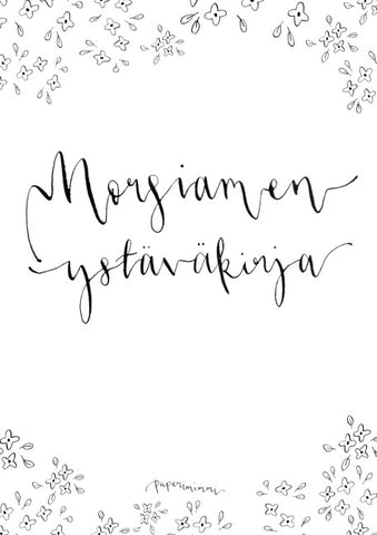 Morsiamen ystäväkirja