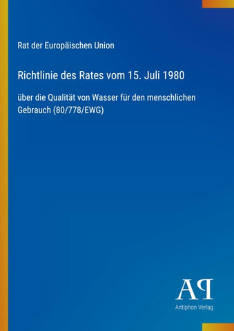 Richtlinie des Rates vom 15. Juli 1980