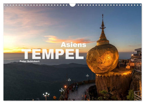 Asiens Tempel (Wandkalender 2027 DIN A3 quer), CALVENDO Monatskalender