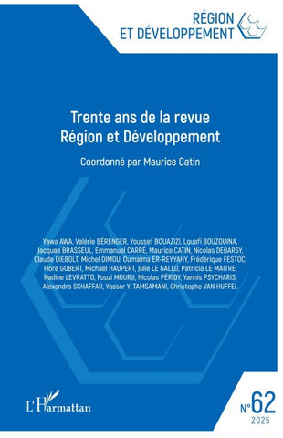 Trente ans de la revue Région et Développement