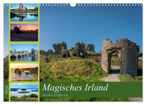 Magisches Irland 2026 (Wandkalender 2026 DIN A3 quer), CALVENDO Monatskalender