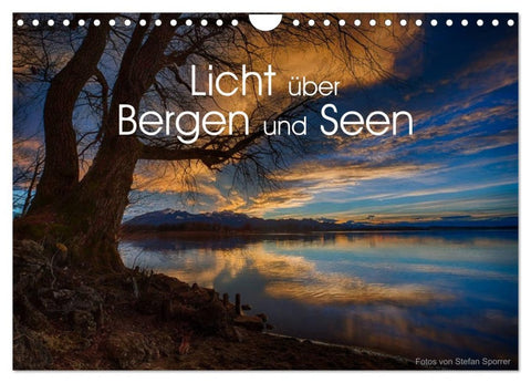 Licht über Bergen und Seen (Wandkalender 2026 DIN A4 quer), CALVENDO Monatskalender