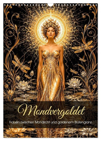 Mondvergoldet (Wandkalender 2027 DIN A3 hoch), CALVENDO Monatskalender