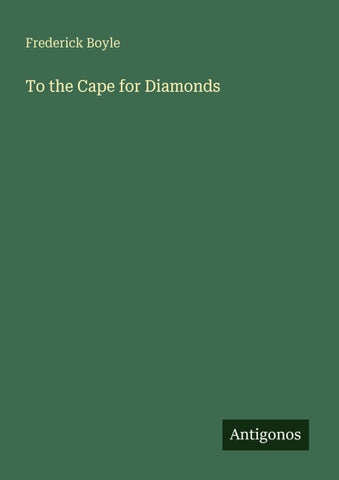 To the Cape for Diamonds