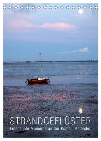 Strandgeflüster Kalender (Tischkalender 2027 DIN A5 hoch), CALVENDO Monatskalender