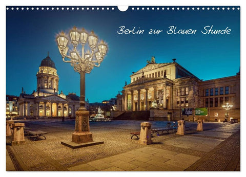 Die Blaue Stunde in Berlin (Wandkalender 2026 DIN A3 quer), CALVENDO Monatskalender