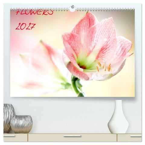 Flowers / 2027 (hochwertiger Premium Wandkalender 2027 DIN A2 quer), Kunstdruck in Hochglanz