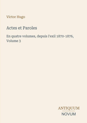 Actes et Paroles