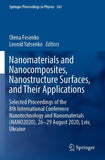 Nanomaterials and Nanocomposites, Nanostructure Surfaces, and Their Applications