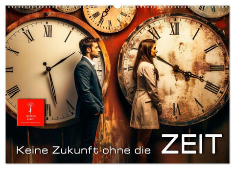 Keine Zukunft ohne die Zeit (Wandkalender 2026 DIN A2 quer), CALVENDO Monatskalender