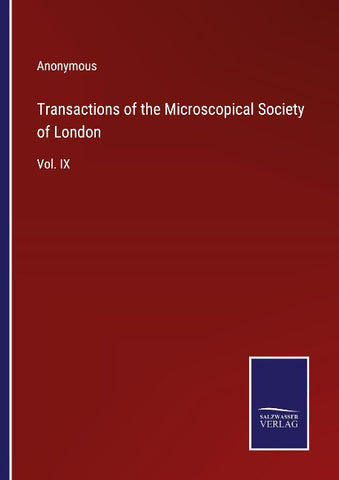 Transactions of the Microscopical Society of London